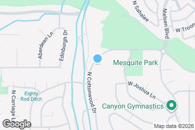 Map image of the property - 10448 N Cottonwood Dr