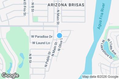 Map image of the property - 11934 N Olive St