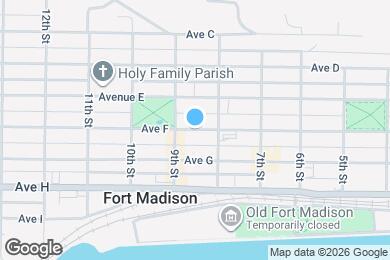 Map image of the property - 820 Avenue F