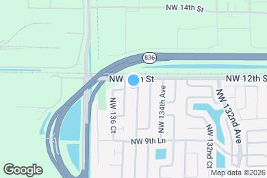 Map image of the property - 1150 NW 135th Ct