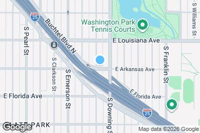 Map image of the property - 1394 S Corona St