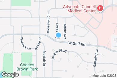 Map image of the property - 508 W Golf Rd