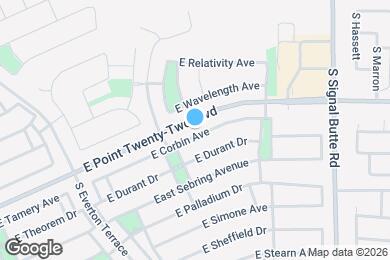 Map image of the property - 10518 E Corbin Ave