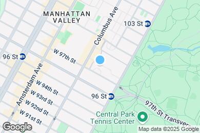Map image of the property - 382 Central Prk W
