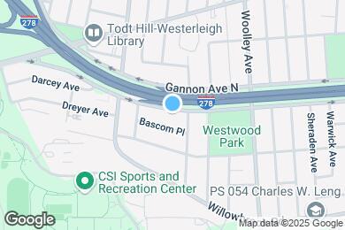 Map image of the property - 656 S Gannon Ave
