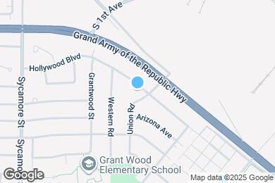 Map image of the property - 2125 Hollywood Blvd