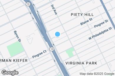 Map image of the property - 865 Blaine St