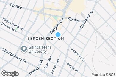 Map image of the property - The Moxie at Journal Square