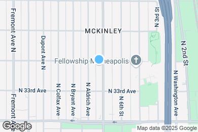 Map image of the property - 3347 N Lyndale Ave