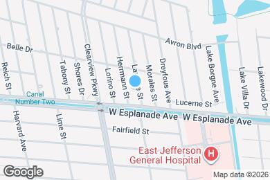 Map image of the property - 4506 Laplace St