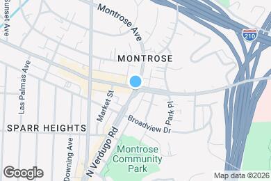 Map image of the property - 2010 N Verdugo Rd