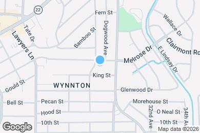 Map image of the property - 1122 Briarwood Ave