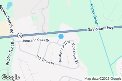 Map image of the property - 1710 Cabarrus Crossing Dr