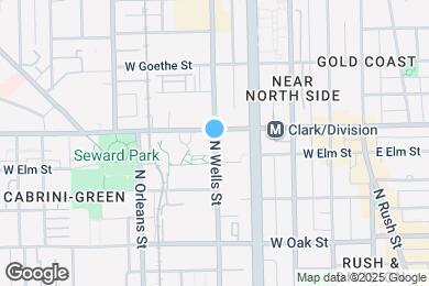 Map image of the property - 1168 N Wells St