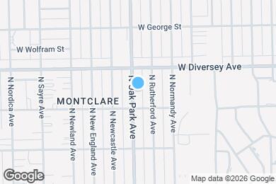 Map image of the property - 2725 N Oak Park Ave
