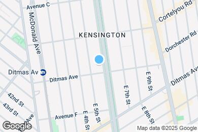 Map image of the property - 488 Ocean Pkwy