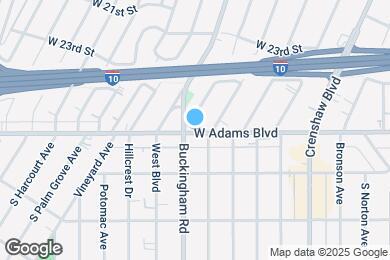 Map image of the property - 4570 W Adams Blvd