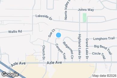 Map image of the property - 4228 Canyon Trail
