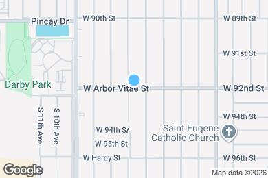 Map image of the property - 2620 W Arbor Vitae St