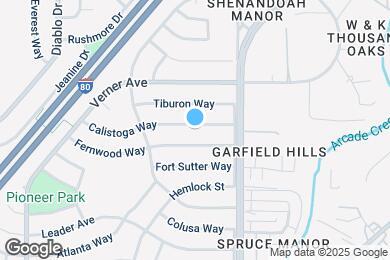 Map image of the property - 5404 Calistoga Way