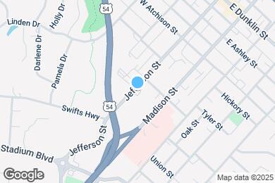 Map image of the property - 1111 Jefferson St