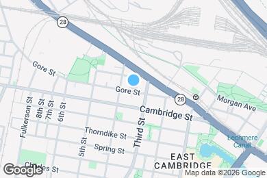 Map image of the property - 61 Gore St