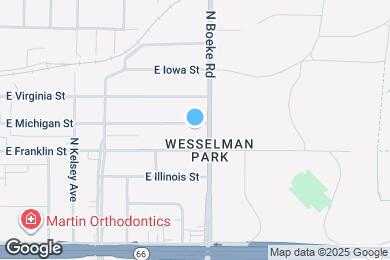 Map image of the property - 2333 E Michigan St