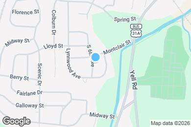 Map image of the property - 625 S 6th Ave