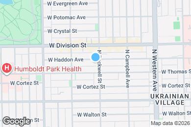 Map image of the property - 2607 W Haddon Ave