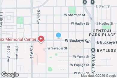 Map image of the property - 1022 S Montezuma Ave