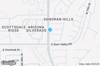 Map image of the property - 7606 E Via del Sol Dr