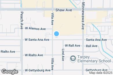 Map image of the property - 169 W Santa Ana Ave