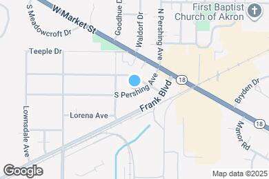 Map image of the property - 59 S Pershing Ave