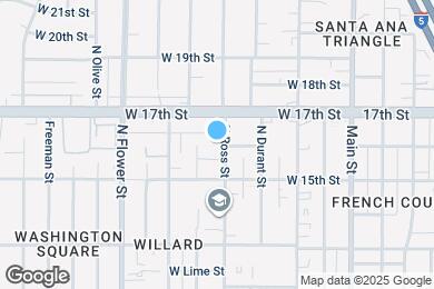 Map image of the property - Santa Ana Ross Tower LLC