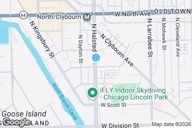 Map image of the property - 1449 N Halsted St