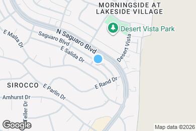 Map image of the property - 17216 E Salida Dr