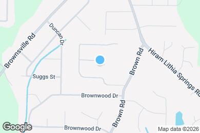 Map image of the property - 4925 Crider Creek Cove