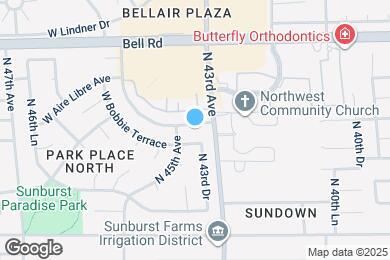 Map image of the property - 4321 W Park Pl