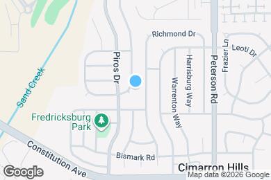 Map image of the property - 2775 Haystack Dr