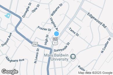 Map image of the property - 826 N Augusta St