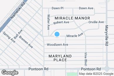 Map image of the property - 2140 Miracle Ave