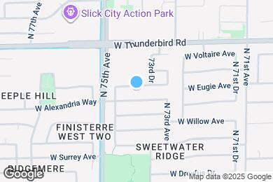 Map image of the property - 7351 W Eugie Ave