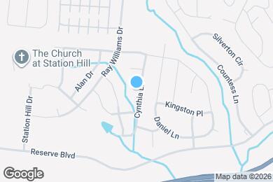 Map image of the property - 1167 Cynthia Ln