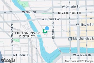 Map image of the property - 357 W Hubbard St