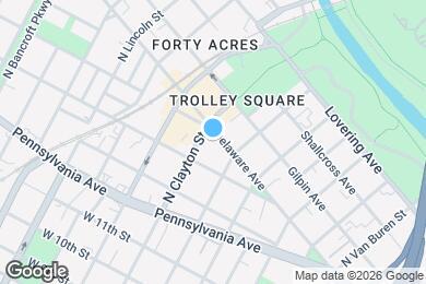 Map image of the property - Delfe Apartments at Trolley Square