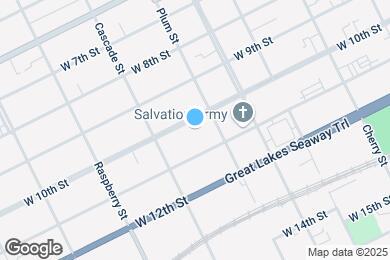 Map image of the property - 923 W 10th St