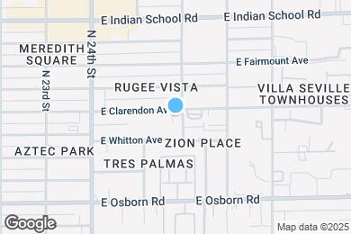 Map image of the property - 2545 E Clarendon Ave