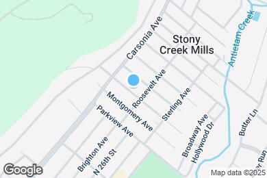 Map image of the property - 165 Melrose Ave