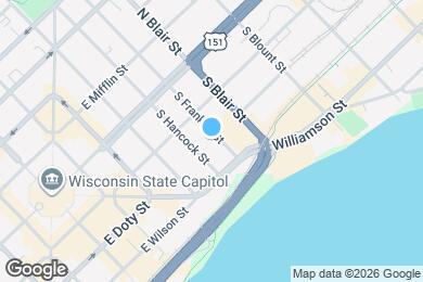 Map image of the property - 126-128 S Franklin St