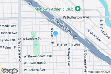 Map image of the property - 2301 N Leavitt St